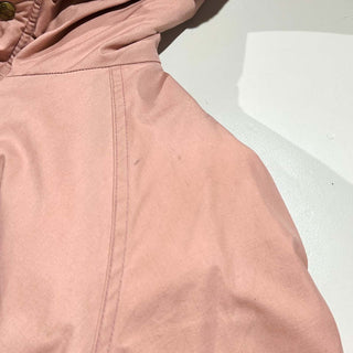 70's WOOLRICH サーモンピンク ダブルジップ フーデット マウンテン ジャケット