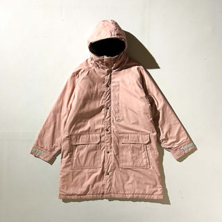 70's WOOLRICH サーモンピンク ダブルジップ フーデット マウンテン ジャケット