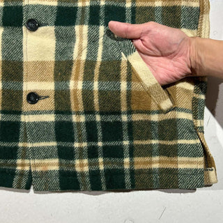 70's～80's Eddie Bauer ウール×ナイロン チェック シャツジャケット
