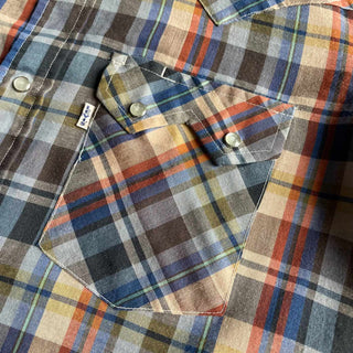 70's〜80's LEVI'S マルチチェック ウエスタン L/S シャツ
