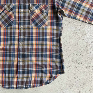 70's〜80's LEVI'S マルチチェック ウエスタン L/S シャツ