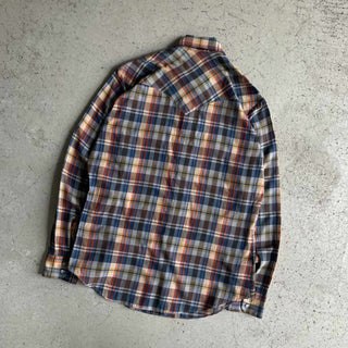 70's〜80's LEVI'S マルチチェック ウエスタン L/S シャツ