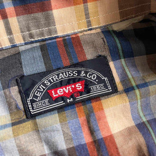 70's〜80's LEVI'S マルチチェック ウエスタン L/S シャツ