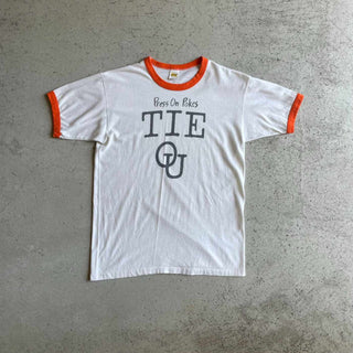 70's〜 RUSSELL ATHLETIC プリント リンガーTシャツ
