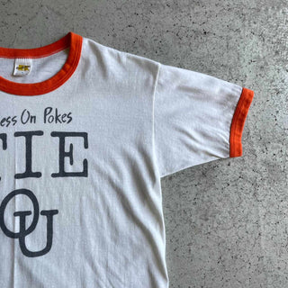 70's〜 RUSSELL ATHLETIC プリント リンガーTシャツ