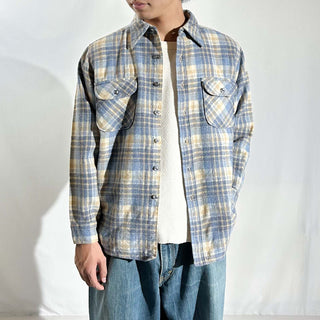 70's "made in USA" PENDLETON ウール チェック レギュラーカラー L/Sシャツ
