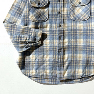 70's "made in USA" PENDLETON ウール チェック レギュラーカラー L/Sシャツ