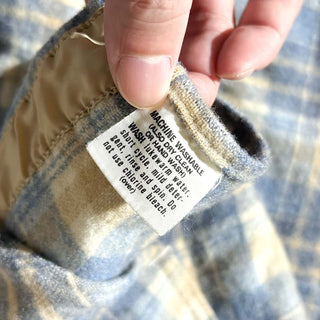 70's "made in USA" PENDLETON ウール チェック レギュラーカラー L/Sシャツ
