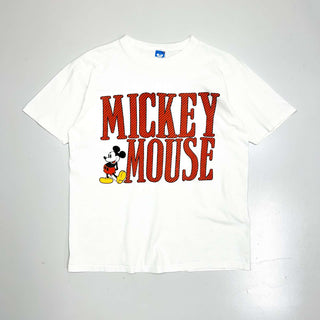 80's "made in USA" Disney "MICKEY MOUSE" プリントTシャツ