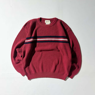 90's "made in USA" Eddie Bauer センターライン コットンニット セーター