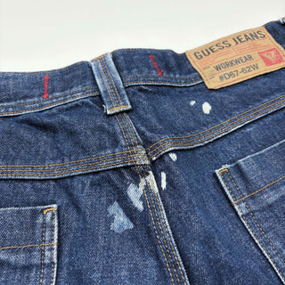 00's "made in BRAZIL" guess jeans 濃紺 デニム スケーターショーツ
