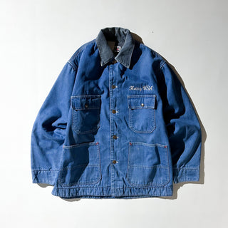 80's BIGMAC 裏ブランケット デニム カバーオール ジャケット