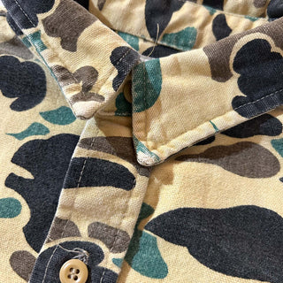 80's THE WOODSMAN ダックハンターカモ シャモア L/Sシャツ