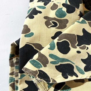 80's THE WOODSMAN ダックハンターカモ シャモア L/Sシャツ