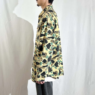 80's THE WOODSMAN ダックハンターカモ シャモア L/Sシャツ