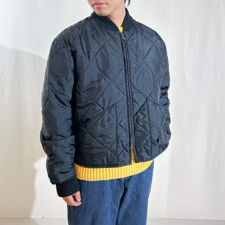 80's～90's "made in USA" GOLDEN FLEECE ネイビー キルティング ライナー ジャケット