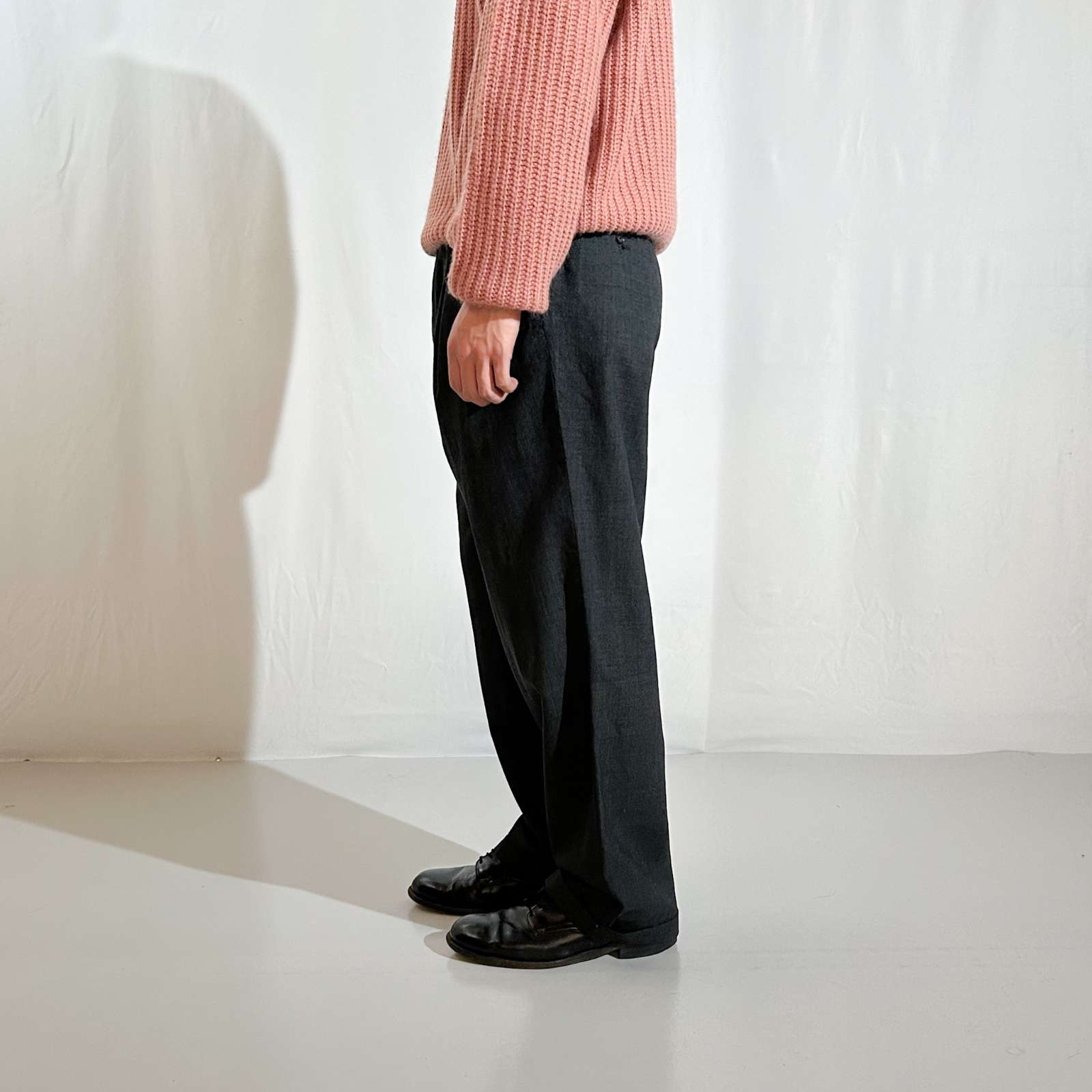 90's~00's DKNY グレー 2タック スラックス