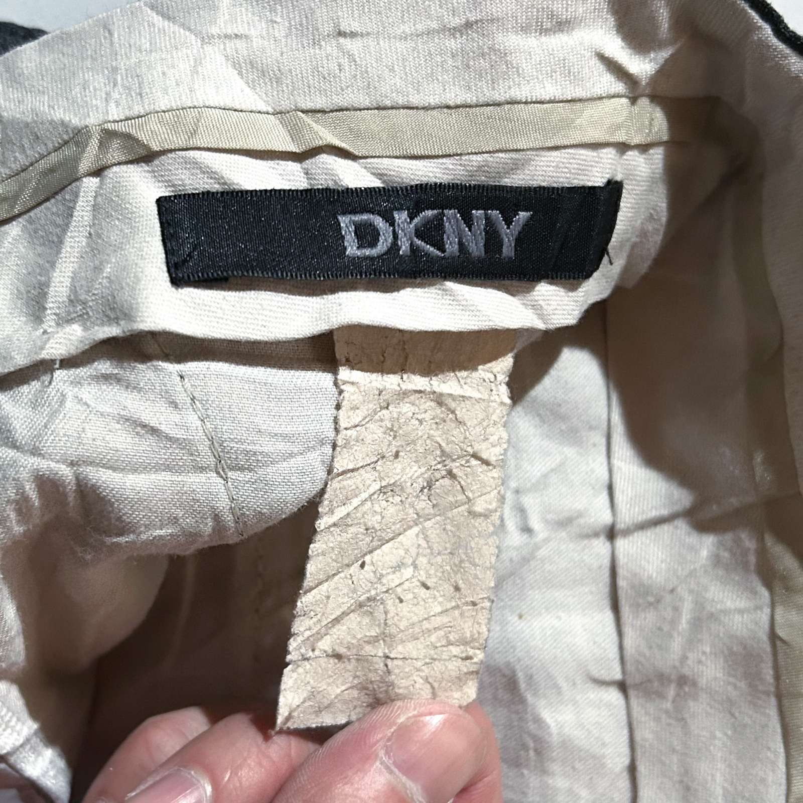 90's~00's DKNY グレー 2タック スラックス
