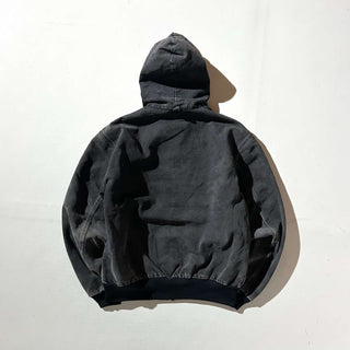 90's～ Carhartt ブラック 裏キルティング フェード ボロ ダック アクティブ ジャケット