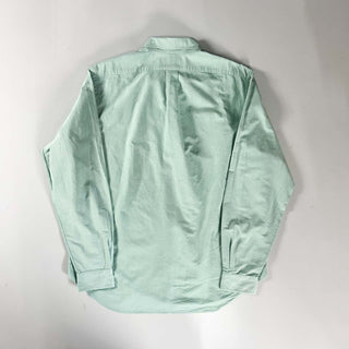 90's～ RALPH LAUREN ライトグリーン オックスフォード ボタンダウン L/Sシャツ