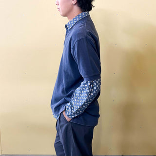 90's～ Ralph Lauren S/Sポロシャツ(ネイビー)