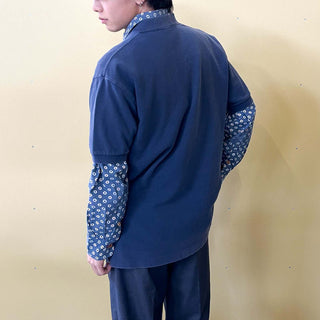 90's～ Ralph Lauren S/Sポロシャツ(ネイビー)