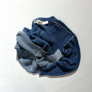 90's～ "made in USA" LE TIGRE インディゴ コットン ニット セーター