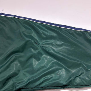 90's adidas グリーン×グレー フーデッド リバーシブル ジャケット