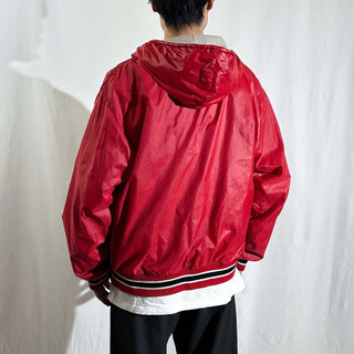 90's "made in USA" Russell フーデッド リップストップ シェル ジャケット