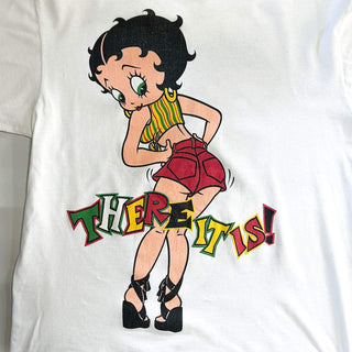 90's "made in USA" changes Betty Boop キャラクター リンクプリント Tシャツ