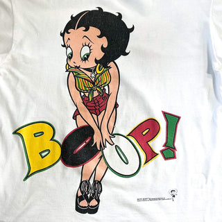 90's "made in USA" changes Betty Boop キャラクター リンクプリント Tシャツ