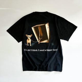 90's "made in USA" changes "HERE LIZARD…" TACO BELL 企業 両面プリント Tシャツ