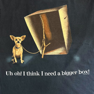 90's "made in USA" changes "HERE LIZARD…" TACO BELL 企業 両面プリント Tシャツ