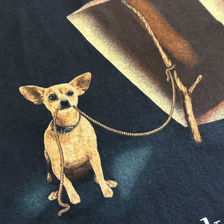 90's "made in USA" changes "HERE LIZARD…" TACO BELL 企業 両面プリント Tシャツ