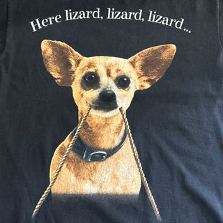 90's "made in USA" changes "HERE LIZARD…" TACO BELL 企業 両面プリント Tシャツ