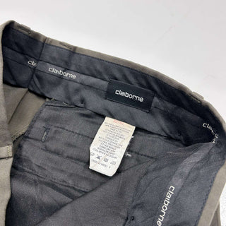 90's claiborne レーヨン 2タック ワイドスラックス