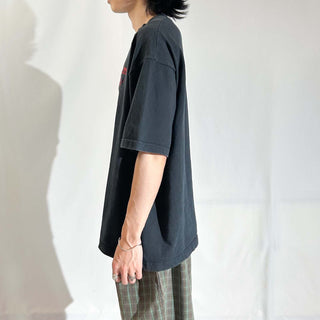 00's "Jekyll and Hyde" ヘビーウェイト ミュージカル 刺繍 ワンポイント Tシャツ