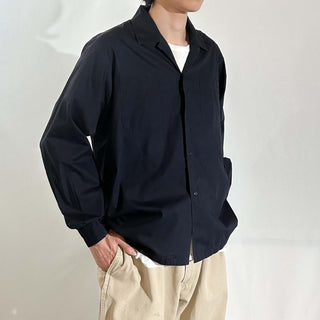 80's～90's ブロードクロス オープンカラー L/Sシャツ