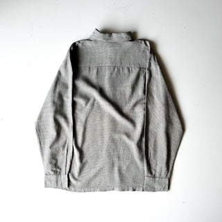 90's NAT NAST シルク 千鳥格子 L/Sシャツ