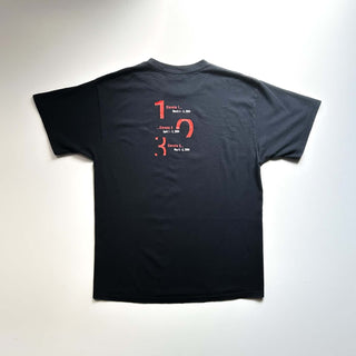 00's FRUIT OF THE LOOM "GOD IS IN THE DETAILS." メッセージ 両面プリント Tシャツ