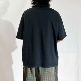 00's "Jekyll and Hyde" ヘビーウェイト ミュージカル 刺繍 ワンポイント Tシャツ