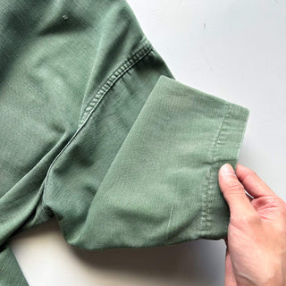 60's U.S.ARMY OG-107 カスタム ユーティリティー S/Sシャツ