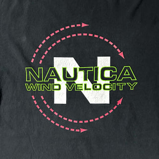 90's "made in USA" NAUTICA COMPETITION ブラック 両面プリント Tシャツ