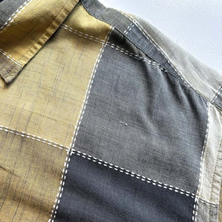 90's～00's FOCUS リネン×コットン レギュラー L/Sシャツ