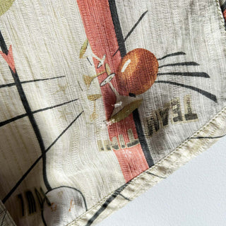 90's～00's Tommy Bahama シルク ボーリング 総柄 オープンカラー S/Sシャツ