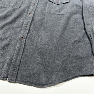 90's～00's ST.JOHN'S BAY グレー フランネル L/S シャツ