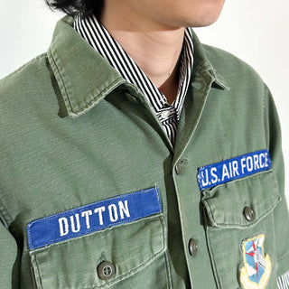 60's U.S.ARMY OG-107 カスタム ユーティリティー S/Sシャツ