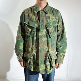 60's U.S.ARMY ERDL 5thタイプ ジャングルファティーグ ジャケット (MEDIUM-REGULAR)