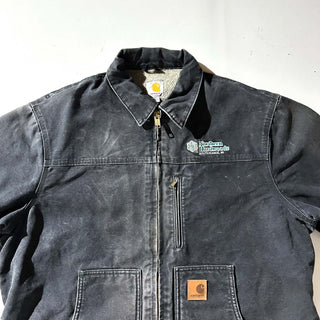 ～00's Carhartt 裏ボア ダブルジップ ダック ワーク ジャケット (ブラック)