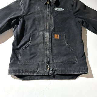～00's Carhartt 裏ボア ダブルジップ ダック ワーク ジャケット (ブラック)